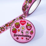 *NEW* Wokeface Strawbebby Washi Tape