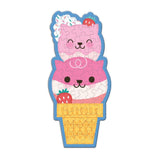 *NEW* Mudpuppy Scratch & Sniff 48 Piece Mini Puzzle: Strawberry Cat Cone