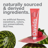 *NEW* Davids Kids + Adults Premium Toothpaste - Strawberry Watermelon