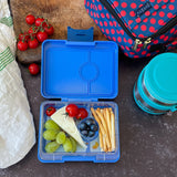 Yumbox Snack Size Leakproof Bento Box - Surf Blue with Space Tray