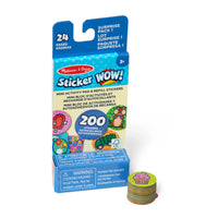 Melissa & Doug Sticker WOW!® Mini Activity Pad & 200 Refill Stickers (Stamper Not Included)