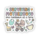 Big Moods 'Surviving Motherhood One Meltdown At A Time' Vinyl Sticker