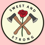 Tender Ghost 'Sweet and Strong' Vinyl Sticker