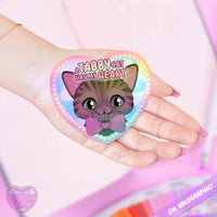 *NEW* LooLooKazoo Cat Lover Holographic Vinyl Stickers