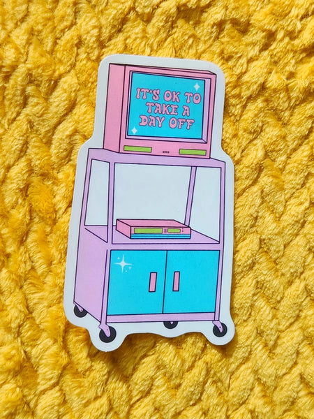 *NEW* Luxe Trauma 'It's Ok To Take A Day Off' Vinyl Sticker