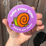 *NEW* Wokeface 'Take Your Time' Vinyl Sticker
