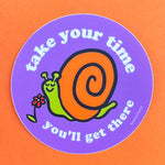 *NEW* Wokeface 'Take Your Time' Vinyl Sticker