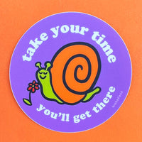 *NEW* Wokeface 'Take Your Time' Vinyl Sticker