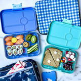 *NEW* Yumbox Tapas 4-Compartment Leakproof Bento Box - Capri Pink with Rainbow Tray