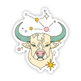 Big Moods Zodiac Vinyl Stickers - Taurus