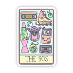 Big Moods 'The 90s' Tarot Card Vinyl Sticker