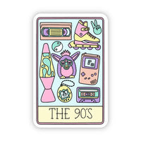 Big Moods 'The 90s' Tarot Card Vinyl Sticker