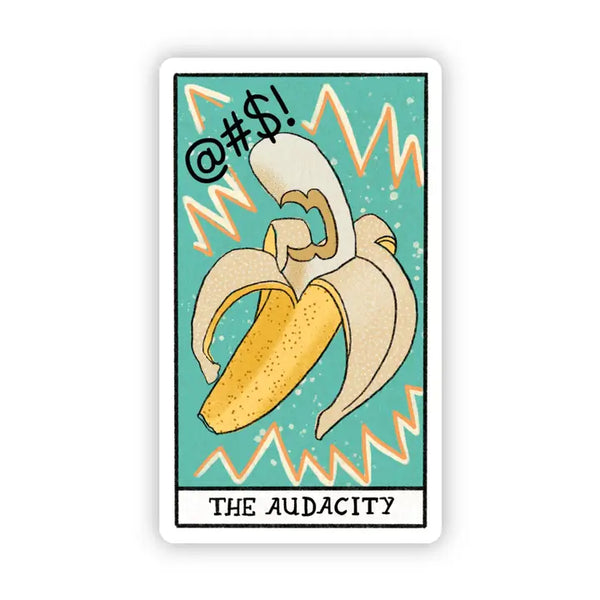 Big Moods 'The Audacity' Tarot Card Vinyl Sticker
