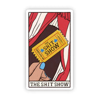 Big Moods 'The Shit Show' Tarot Card Vinyl Sticker