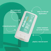 ThinkKids SPF 30+ Zinc Sunscreen Stick