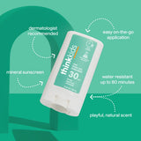 ThinkKids SPF 30+ Zinc Sunscreen Stick