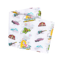 Little Hometown Muslin Swaddle Blanket: Tennessee Baby
