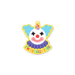 *NEW* Krystan Saint Cat 'I'm Totally Fine' Clown Mini Vinyl Sticker