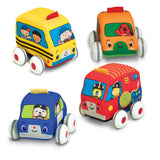 Melissa & Doug Pull-Back Soft Town Vehicles
