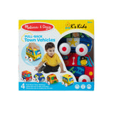 Melissa & Doug Pull-Back Soft Town Vehicles