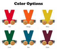 Maple Landmark Name Trains - Letter V