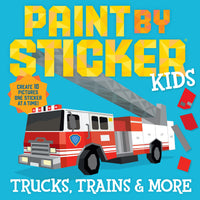 *NEW* Paint by Sticker Kids: Trucks, Trains & More