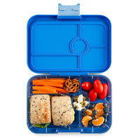 *NEW* Yumbox Tapas 5-Compartment Leakproof Bento Box - True Blue with Jungle Tray