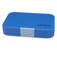 *NEW* Yumbox Tapas 5-Compartment Leakproof Bento Box - True Blue with Jungle Tray