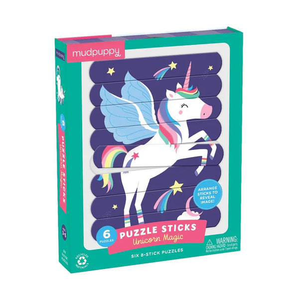*NEW* Mudpuppy Unicorn Magic Puzzle Sticks