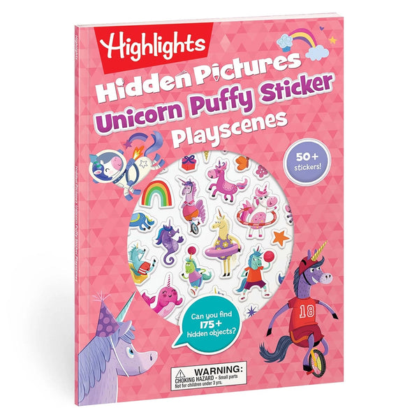 *COMING SOON* Unicorn Hidden Pictures Puffy Sticker Playscenes