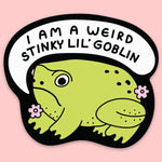 Tender Ghost 'Weird Stinky Goblin' Vinyl Sticker