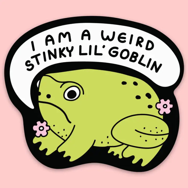 Tender Ghost 'Weird Stinky Goblin' Vinyl Sticker