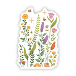 Big Moods Wildflowers and Bees Vinyl Sticker