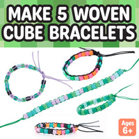 *NEW* Woven Cube Bracelets Mini Craft Kit
