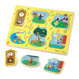 Melissa & Doug Nursery Rhyme Sound Puzzle - Yellow