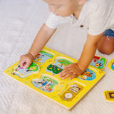 Melissa & Doug Nursery Rhyme Sound Puzzle - Yellow