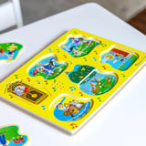 Melissa & Doug Nursery Rhyme Sound Puzzle - Yellow