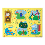 Melissa & Doug Nursery Rhyme Sound Puzzle - Yellow