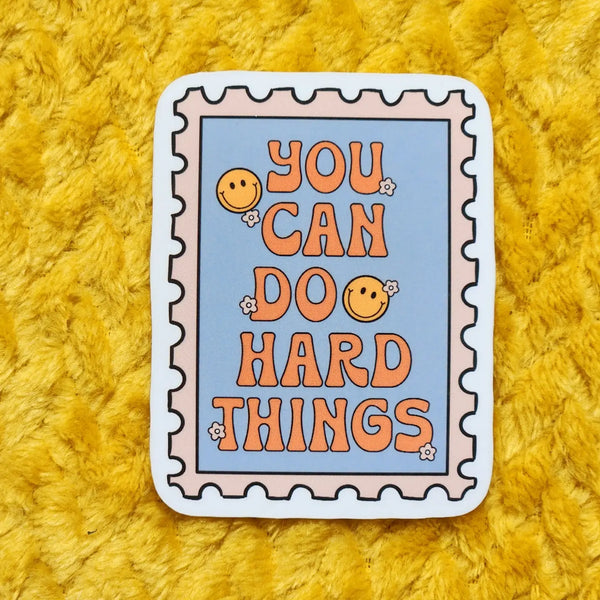 *NEW* Luxe Trauma 'You Can Do Hard Things' Vinyl Sticker