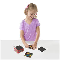 Melissa & Doug Scratch Art Box of 125 Rainbow Mini Notes