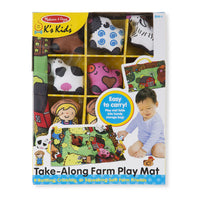 Melissa & Doug Take-Along Farm Play Mat