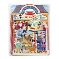Melissa & Doug Deluxe Spiral-Bound Puffy Sticker Activity Book