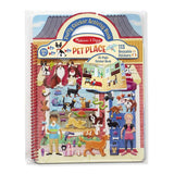 Melissa & Doug Deluxe Spiral-Bound Puffy Sticker Activity Book