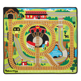 Melissa & Doug Round the Rails Train Activity Rug - NO PACKAGING