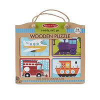 Melissa & Doug Natural Play Wooden Puzzles