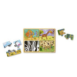 Melissa & Doug Natural Play Wooden Puzzles