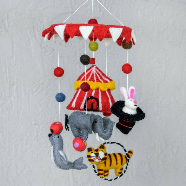 The Winding Road Felt Mobile - Circus