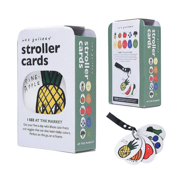 Wee Gallery Stroller Cards - I See At the Market