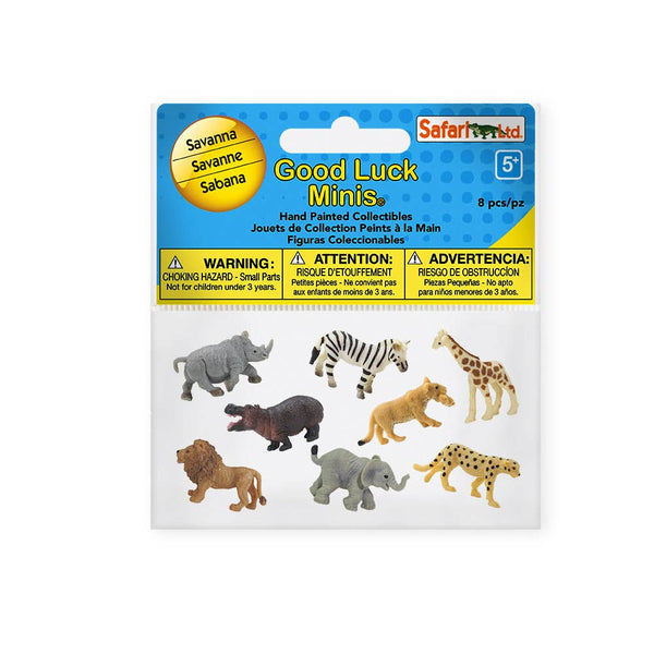 Safari Ltd. Good Luck Mini Figurine Fun Pack - Savanna