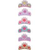 Retro Flower Print Claw Hair Clips